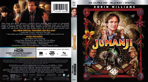 Jumanji (1995) R1 4K UHD Cover - DVDcover.Com