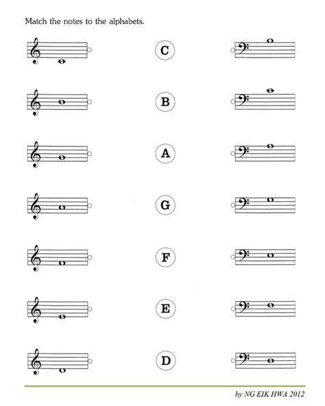 Music Theory Worksheet Worksheet | Music theory worksheets, Music math ...