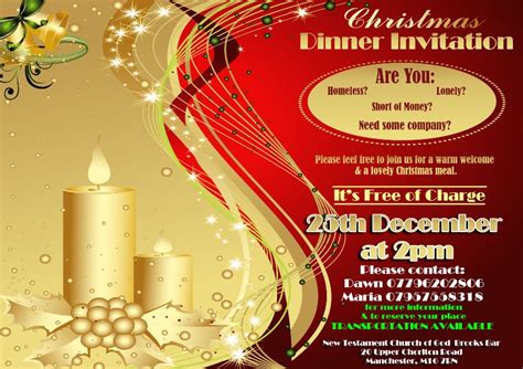 Free Christmas Dinner with New Testament Church of God - 25th December 2015 - Thrive Trafford