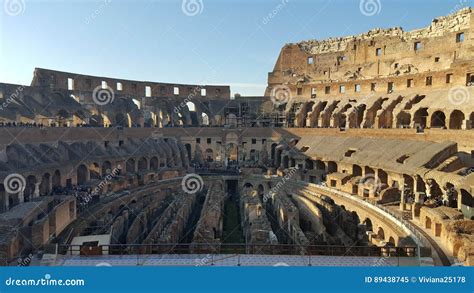 Inside of the Coliseum editorial image. Image of gladiator - 89438745