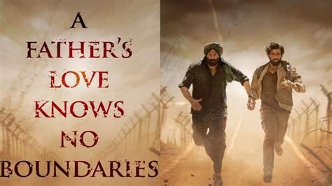 Gadar 2: Sunny Deol holds hands with son, runs amid massive gunfire ...