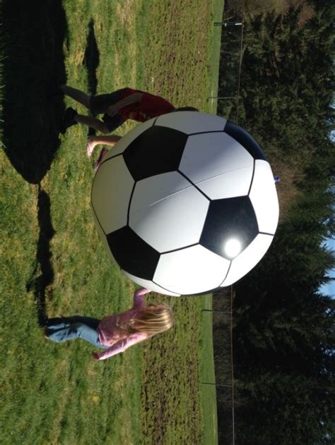 Giant Inflatable Soccer Ball from MindWare | Chasing Supermom