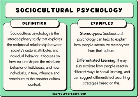 Sociocultural Psychology: Definition and 10 Examples (2024)