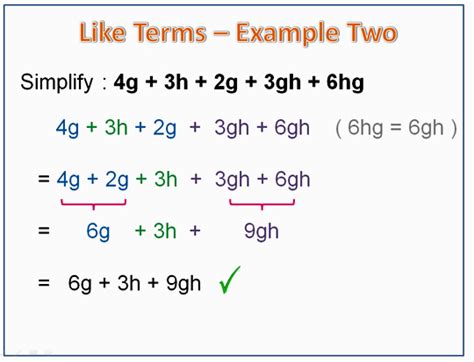 Combining Like Terms | Passy's World of Mathematics