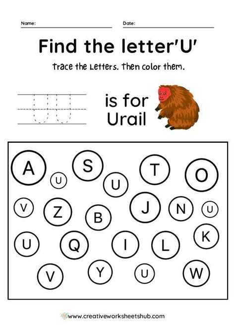 Animal Alphabet Worksheets - creativeworksheetshub