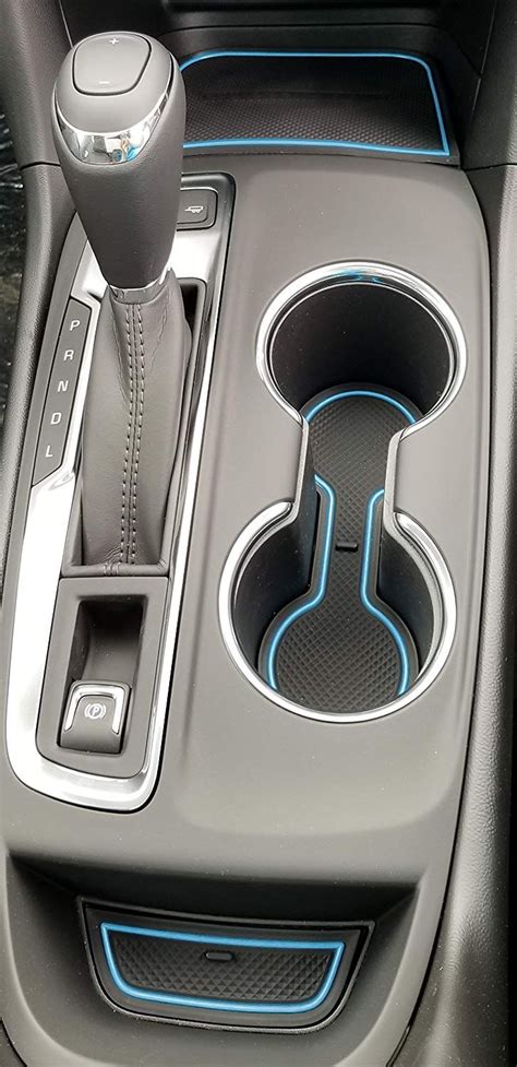 Custom Fit Cup and Door Compartment Liner Accessories for 2018 2019 2020 Chevy Equinox 12-pc Set ...