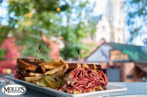 Ah, an incredible pastrami sandwich on our patio! This was some of the ...