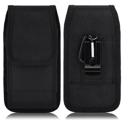 For Consumer Cellular ZTE ZMax 10 Phone Case Belt Pouch Holster with Clip Black | eBay