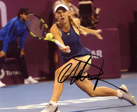 Caroline Wozniacki autograph | In-Person signed photograph