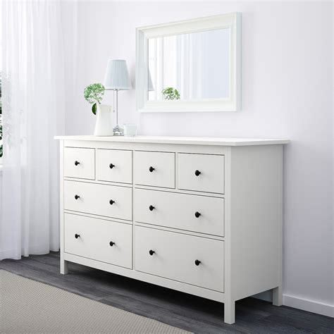 HEMNES 8-drawer dresser, white, 63x37 3/4" - IKEA