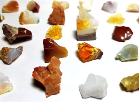 (W1) OPAL OREGON BUTTE ROUGH 1/2" Random Selected (12PCS) ~ BUY 2 GET 1 FREE - Gold Crown Jewelry