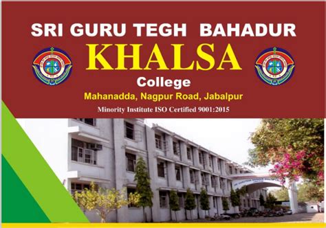 About College – Sri Guru Tegh Bahadur Khalsa College, Jabalpur