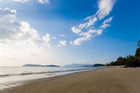 Pantai Cenang Beach Langkawi Island Stock Image - Image of famous ...