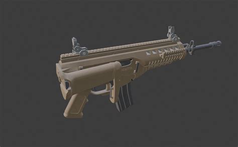 3D model Beretta ARX-160 assault rifle VR / AR / low-poly | CGTrader