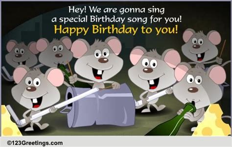 A Birthday Song! Free Happy Birthday eCards, Greeting Cards | 123 Greetings