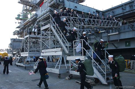 Gangways platform for Mayport Aircraft Carriers