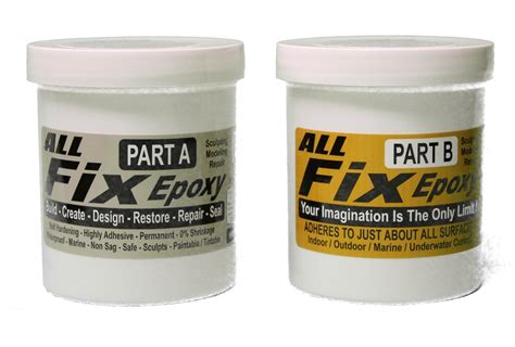 All-Fix 2 Part Epoxy Putty 3/4 Lb. Kit All Purpose 1001 Uses : Amazon ...