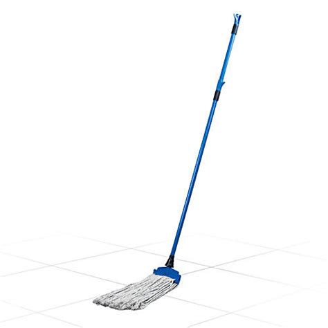 Buy Gala Easy Clip & Fit Mop - Plastic & Cotton Cloth, With Rod, Blue ...