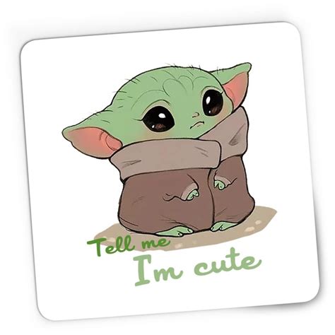 Mousepad Gaming Baby Yoda Angry Cute Mondorian, 21x19 cm - eMAG.ro