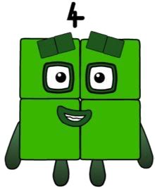 Four from numberblocks by alexiscurry on deviantart – Artofit