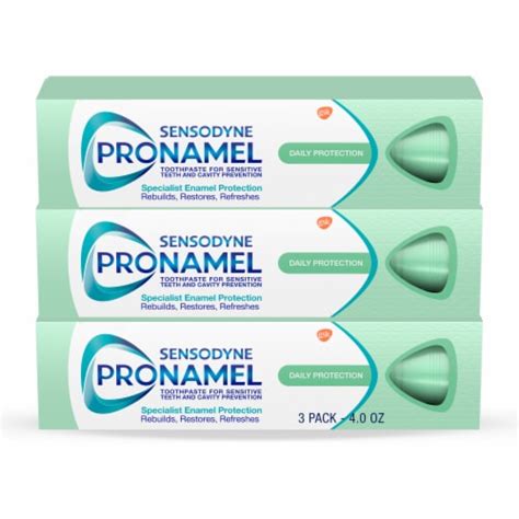 Sensodyne Pronamel Daily Protection Toothpaste for Sensitive Teeth, 3 ...