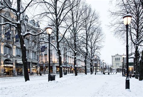 Karl Johans gate, the main street in Oslo.﻿ > 17012017. | Norway travel ...