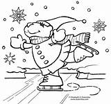 Winter Pictures For Coloring Pages sketch template