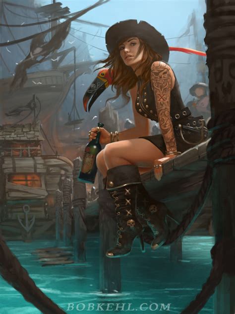 Pirate Haven Tortuga by BobKehl on @DeviantArt | Female pirate, Pirate woman, Pirate art