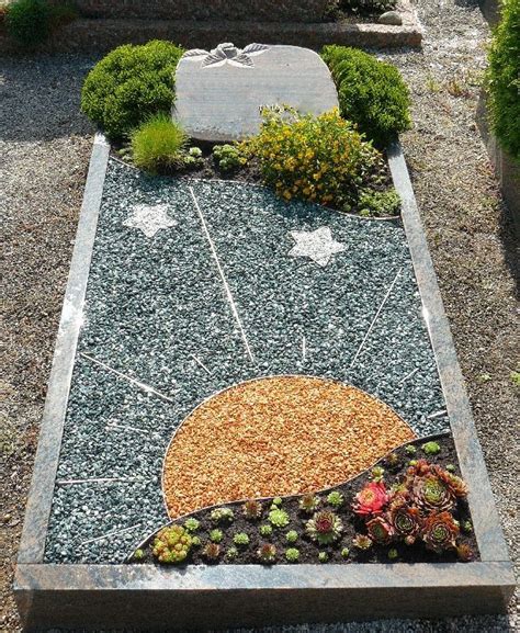 grave design with gravel - siteminsk, gardening ideas #design #gardening #grave #gravel #ideas # ...