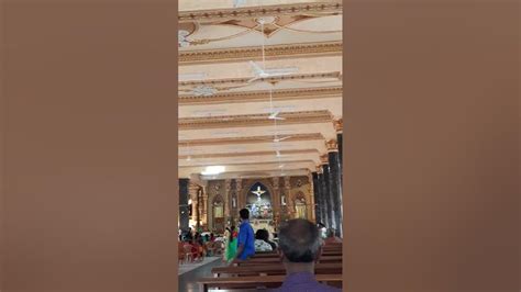 Velankanni Church Inside | வேளாங்கண்ணி பேராலய பலிபீடம் #shorts #மாதா # ...