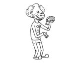 Clown coloring page - Coloringcrew.com