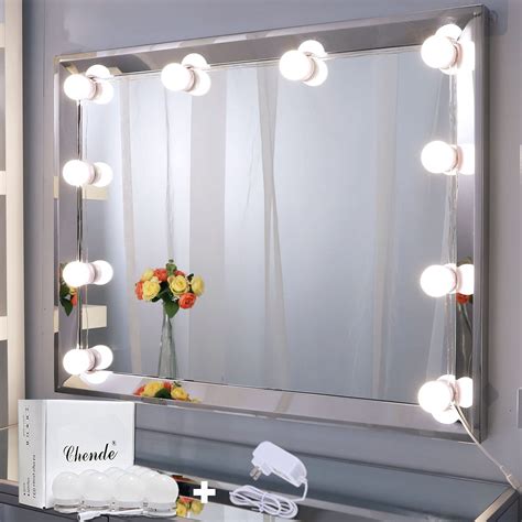 Buy Chende LED Vanity Light for Mirror, Hollywood Style Makeup Lights ...