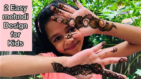 Easy Mehndi Designs For Hands For Kids