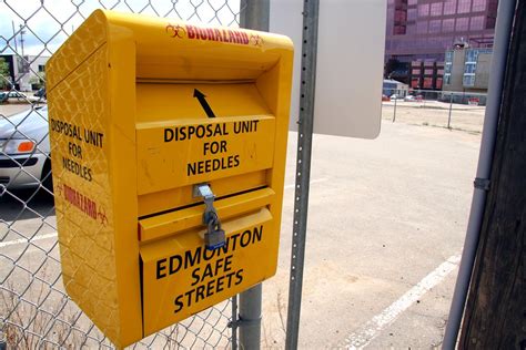 Disposal unit for needles | Simon Law | Flickr