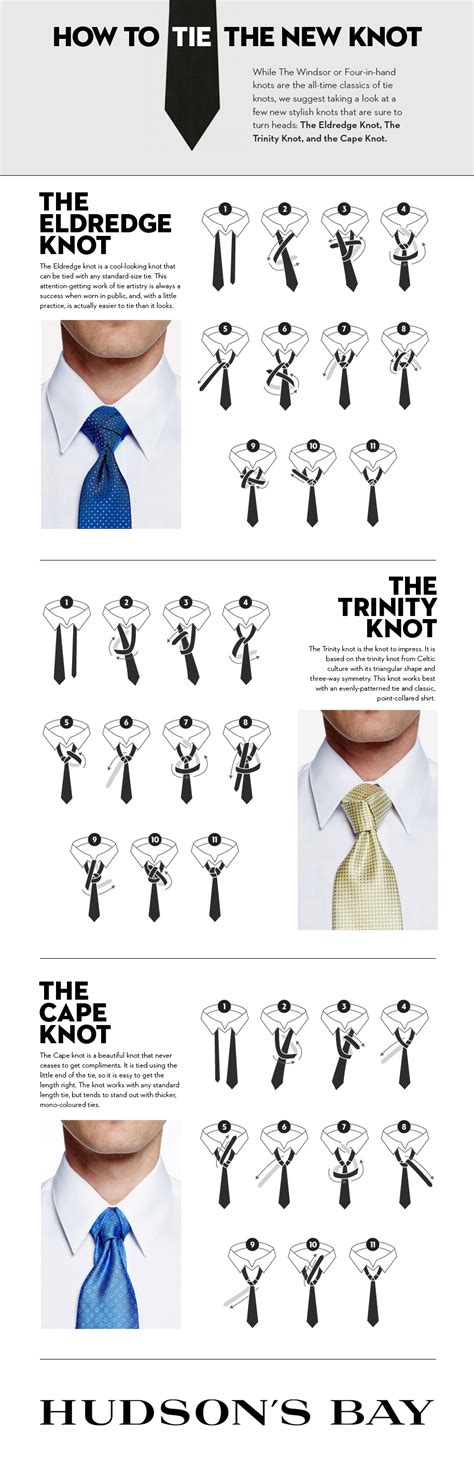 Infographic: How To Tie the Trinity Knot & More - Best Infographics