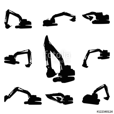 Heavy Equipment Silhouette at GetDrawings | Free download