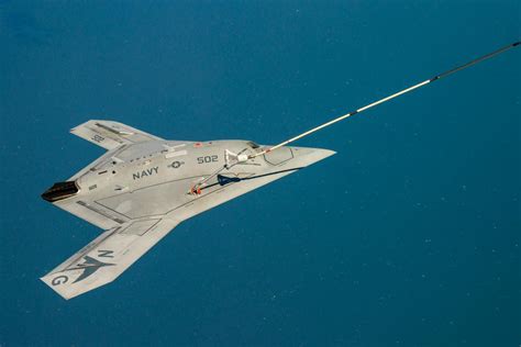 X-47B completes first ever unmanned refueling exercise