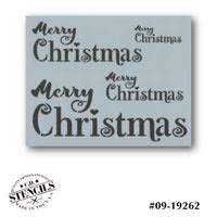 Merry Christmas Word Stencil | Cupboard Distributing