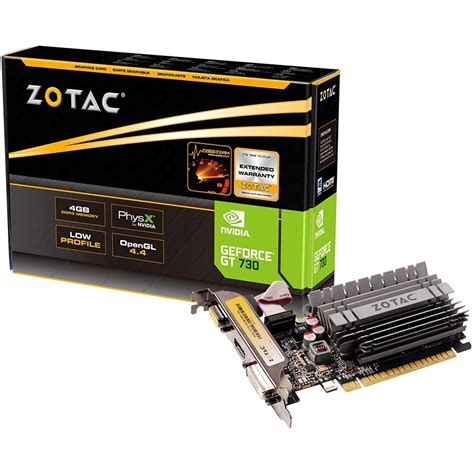 ZOTAC GT 730 4GB Zone Edition DDR3 - Graphics Card | ZOTAC GT 730 4GB ...