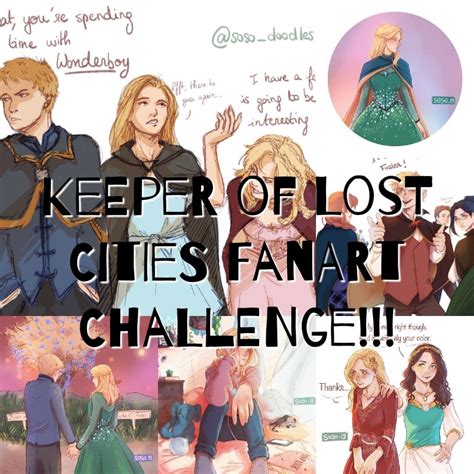 Keeper of the Lost Cities Fanart Challenge. | Lost city, Fan art, Book humor