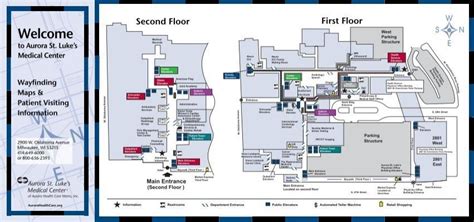 Aurora St. Luke's Medical Center Wayfinding Map - Aurora Health ... St Luke's Medical Center, St ...