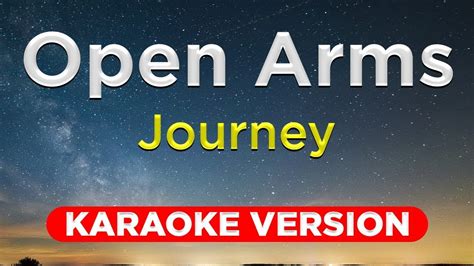 OPEN ARMS - Journey (KARAOKE VERSION with lyrics) || Music Asher - YouTube