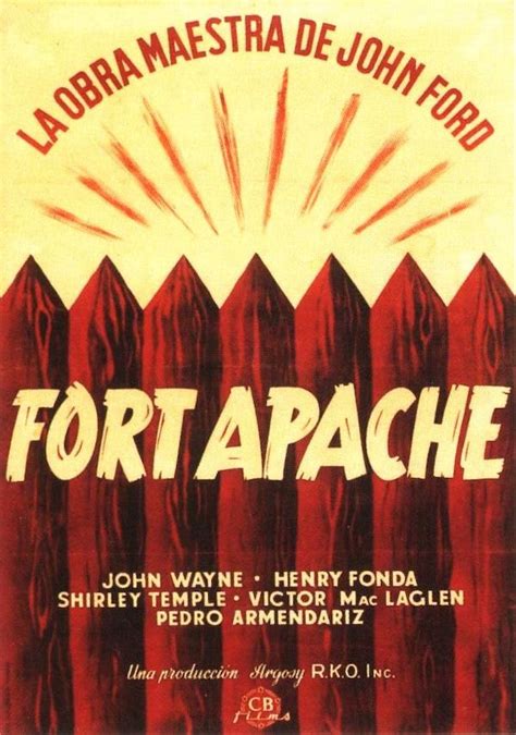 Fort Apache (1948) - Poster ES - 690*1000px