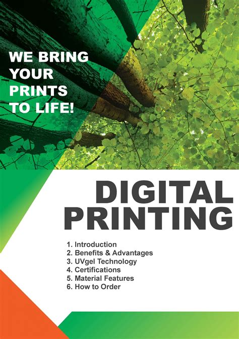 DIGITAL PRINT BROCHURE 1 – Covers