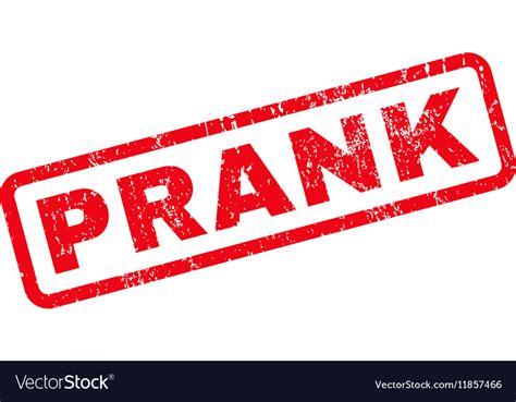 Prank rubber stamp Royalty Free Vector Image - VectorStock