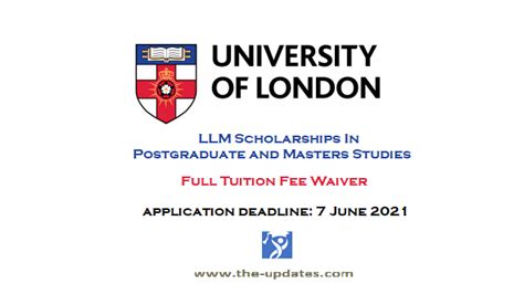 LLM Scholarships University of London 2021-2022