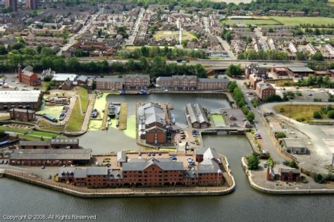 Ellesmere Port Basin in Ellesmere, England, United Kingdom