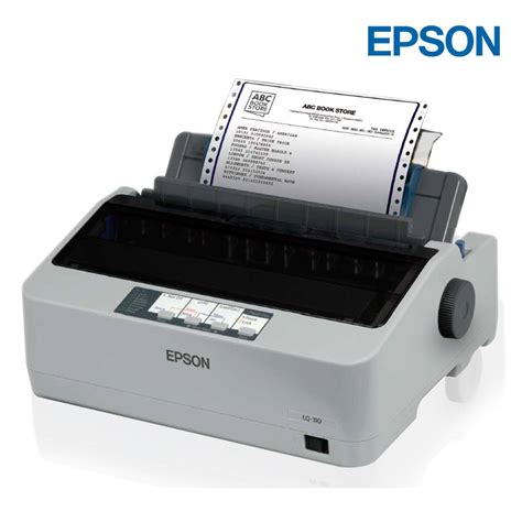 Epson LQ310 Dot Matrix Printer 24-Pin Narrow Carriage Impact Printer with 3pcs Ribbon Original