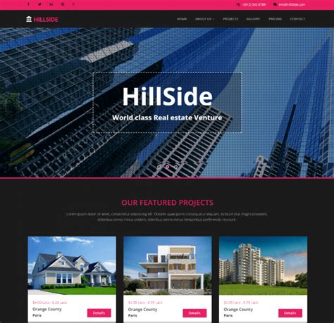 15 Best Free Real Estate Html Website Templates 2019