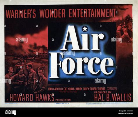 Air Force- Movie Poster Stock Photo - Alamy